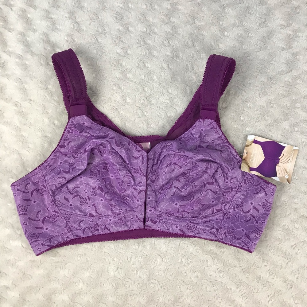 Comfort Choice 38C The Posture Support Bra Purple